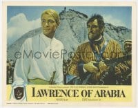 6m581 LAWRENCE OF ARABIA LC 1962 David Lean classic, close up of Peter O'Toole & Anthony Quinn!
