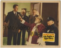 6m593 LIFE BEGINS AT EIGHT-THIRTY LC 1942 Monty Woolley dressed as Santa Claus getting arrested!