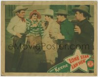 6m604 LONE STAR LAW MEN LC 1941 Texas cowboy hero Tom Keene catches the bad guys!