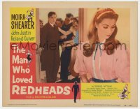 6m631 MAN WHO LOVED REDHEADS LC 1955 people stop John Juston from entering Moira Shearer's room!