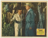 6m663 MR MOTO IN DANGER ISLAND LC 1939 c/u of Asian detective Peter Lorre & perplexed Warren Hymer!