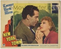 6m685 NEW YORK TOWN LC 1941 romantic close up of pretty Mary Martin & Fred MacMurray!