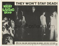 6m688 NIGHT OF THE LIVING DEAD LC #7 1968 George Romero classic, best close up of zombies!