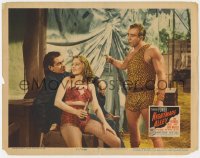 6m690 NIGHTMARE ALLEY LC #8 1947 Tyrone Power with sexy carnival girl Coleen Gray & Mike Mazurki!