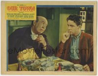 6m706 OUR TOWN LC 1940 close up of Guy Kibbee staring at young William Holden at breakfast table!