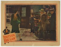 6m711 OUTSIDE THE LAW LC 1930 Edward G. Robinson & gang glare at Mary Nolan, Tod Browning, rare!