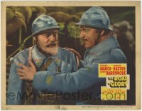 6m767 ROAD TO GLORY LC 1936 Howard Hawks, c/u of French officers Warner Baxter & Lionel Barrymore!