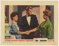 6m772 ROME ADVENTURE LC #7 1962 Troy Donahue between sexy Angie Dickinson & Suzanne Pleshette!