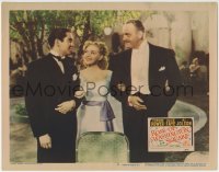 6m774 ROSE OF WASHINGTON SQUARE LC #3 R1948 Alice Faye arm-in-arm with Tyrone Power & Moroni Olsen!