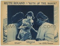 6m778 RUTH OF THE RANGE chapter 5 LC 1923 Roland facing down bad guys in The Temple Dungeon!