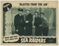 6m796 SEA RAIDERS chapter 6 LC 1941 Dead End Kids & Little Tough Guys serial, Blasted from the Air!