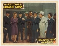 6m810 SHADOWS OVER CHINATOWN LC 1946 Sidney Toler as Charlie Chan investigating crime!