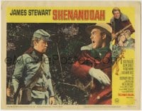 6m813 SHENANDOAH LC #2 1965 close up of enraged James Stewart screaming at Civil War soldier!