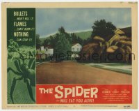 6m849 SPIDER LC #2 1958 cool special effects scene with giant arachnid attacking house!