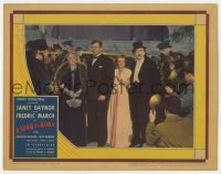 6m857 STAR IS BORN LC 1937 Janet Gaynor, Adolphe Menjou, Andy Devine & May Robson at premiere!