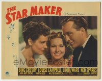 6m858 STAR MAKER LC 1939 close up of Bing Crosby, Louise Campbell & Linda Ware all smiling!