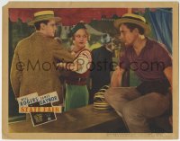 6m861 STATE FAIR LC R1936 Lew Ayres & Sally Eilers walk away from carny Victor Jory!