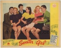 6m877 SWEATER GIRL LC 1942 Eddie Bracken, June Preisser, Betty Jane Rhodes, Phillip Terry & others!