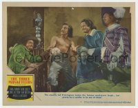6m912 THREE MUSKETEERS LC #7 1948 shirtless Gene Kelly as D'Artagnan with Athos, Porthos & Aramis!
