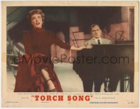 6m929 TORCH SONG LC #5 1953 Joan Crawford sings Follow Me as Michael Wilding plays the piano!