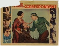 6m957 WAR CORRESPONDENT LC 1932 Lila Lee stops Jack Holt from pummeling Ralph Graves!