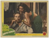 6m970 WHITE CARGO LC 1942 jealous Richard Carlson wants to send Hedy Lamarr as Tondelayo away!