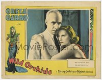 6m976 WILD ORCHIDS LC 1929 Greta Garbo confesses to Lewis Stone her heart strayed, but she's back!