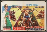 6p211 ATLAS AGAINST THE CYCLOPS Belgian 1961 Maciste nella terra dei ciclopi, fantasy!