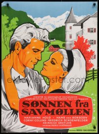 6p075 WILDE WASSER Danish 1963 Marianne Hold, Hans Von Borsody, romantic artwork!