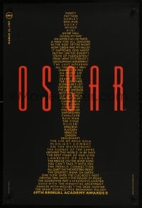 6r007 69TH ANNUAL ACADEMY AWARDS 24x36 1sh 1997 image of Oscar from winning movie titles