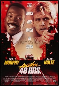 6r038 ANOTHER 48 HRS int'l DS 1sh 1990 ex-con Eddie Murphy & cop Nick Nolte are back in town!