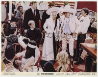 6s087 MYRA BRECKINRIDGE signed color 11x14 still 1970 TWICE by Mae West, scene with John Huston!