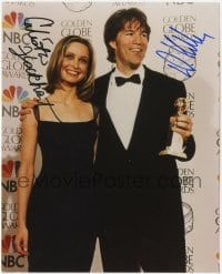 6s672 ALLY MCBEAL signed color 8x9.75 REPRO still 2000s by BOTH Calista Flockhart AND David Kelley!