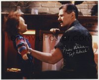 6s676 ANDREW ROBINSON signed color 8x10 REPRO still 2000s Sgt. Botnick w/ Chucky in Child's Play 3!