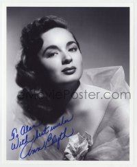 6s680 ANN BLYTH signed 8.5x10.5 REPRO still 1980s head & shoulders c/u of the beautiful actress!