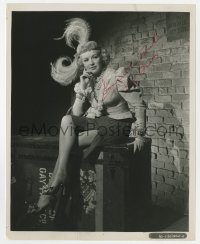 6s184 BETTY GRABLE signed 8x10 still 1948 seated portrait from When My Baby Smiles at Me!