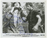 6s188 BILL MCKINNEY signed 8x10 still 1972 close up tying Jon Voight to a tree in Deliverance!
