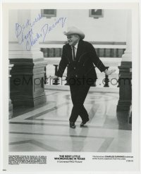 6s210 CHARLES DURNING signed 8x10 still 1982 in a scene from The Best Little Whorehouse in Texas!