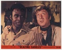 6s218 CLEAVON LITTLE signed 8x10 mini LC #3 1974 great close up with Gene Wilder in Blazing Saddles!