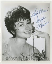 6s614 CONNIE HAINES signed 8x10 publicity still 1980s great head & shoulders smiling portrait!