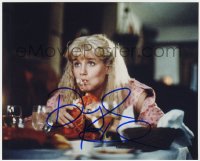 6s719 DARYL HANNAH signed color 8x10 REPRO still 2000s great close up eating lobster in Splash!