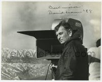 6s230 DAVID LEAN signed 8x10 still 1970 great candid by camera on the set of Ryan's Daughter!