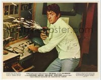 6s234 DEAN MARTIN signed color 8x10 still 1967 great close up as Matt Helm in The Ambushers!