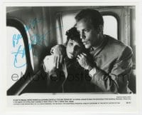 6s725 DEBRA WINGER signed 8x10 REPRO still 1980s close up with John Malkovich in Sheltering Sky!