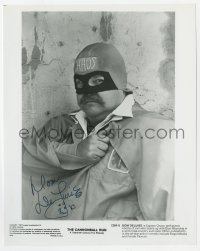 6s248 DOM DELUISE signed 8x10 still 1981 in Captain Chaos costume from The Cannonball Run!