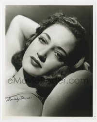 6s736 DOROTHY LAMOUR signed 8x10 REPRO still 1980s sexy head & shoulders c/u of the leading lady!