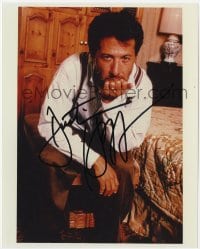 6s741 DUSTIN HOFFMAN signed color 8x10 REPRO still 2000s great portrait later in his career!