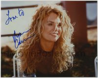 6s742 DYAN CANNON signed color 8x10 REPRO still 1990s smiling portrait of the pretty actress!