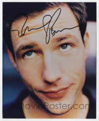 6s744 EDWARD BURNS signed color 8x10 REPRO still 2000s great wacky super close portrait!