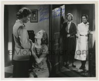 6s263 ELEANOR PARKER signed 8.25x10 still 1950 she's about to be sent to women's prison in Caged!